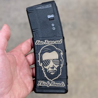 Abe lincoln lasered pmag