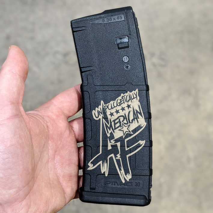 lasered magazine pmag