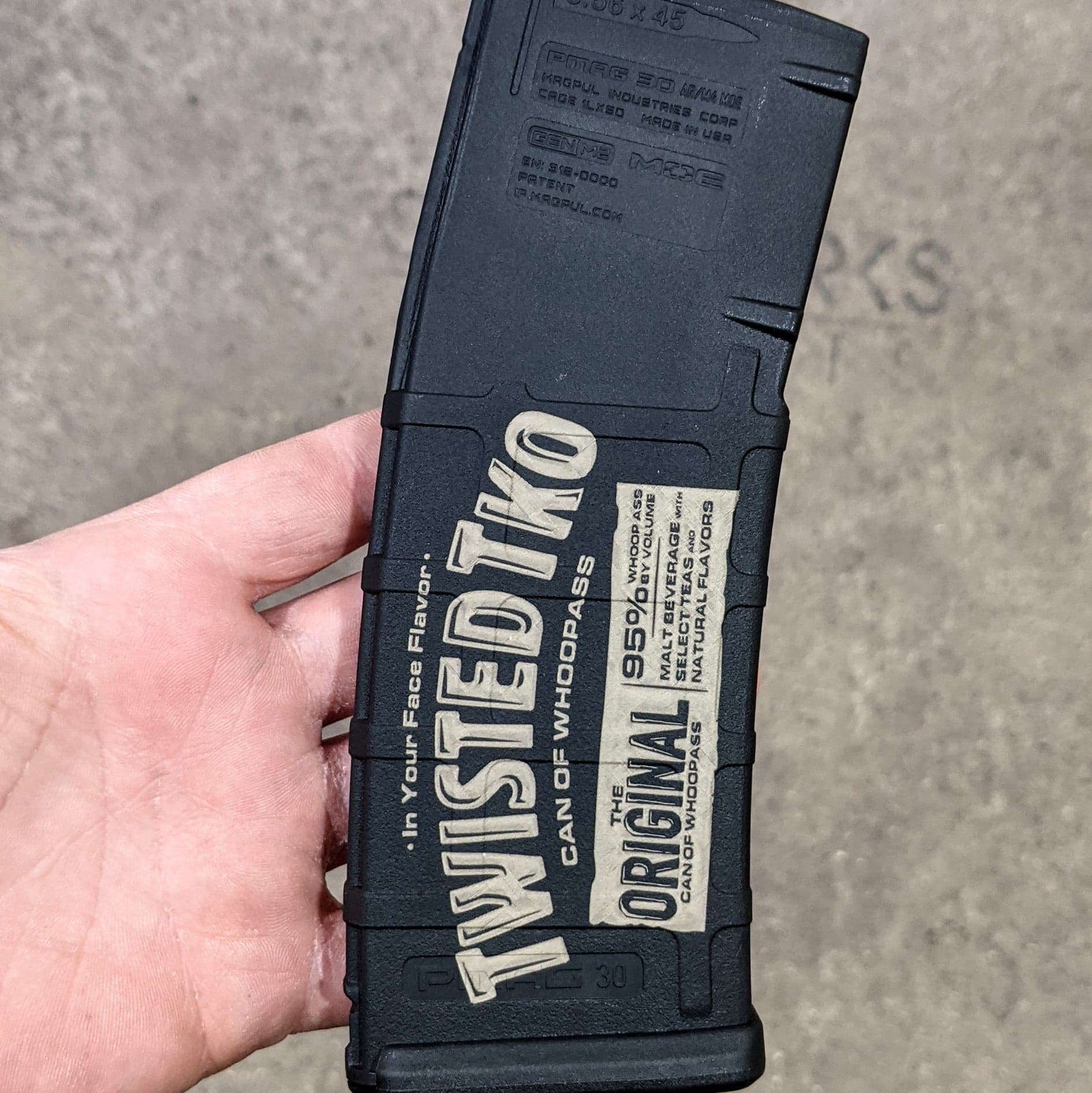 twisted tea lasered pmag