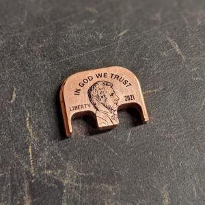 Penny Abe lincoln Copper backplate