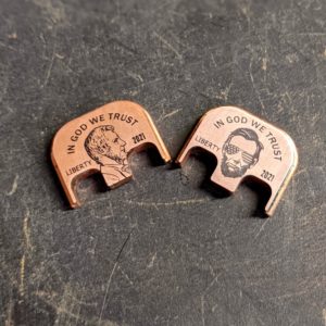 Penny Abe lincoln Copper backplate