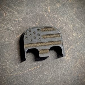 American flag Glock backplate black