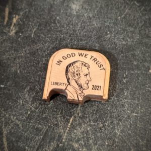 Penny Abe lincoln Copper backplate