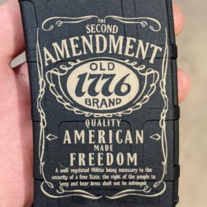 Jack daniels 2nd amendment lasered pmag