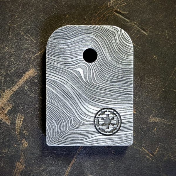 Beskar steel glock mag base