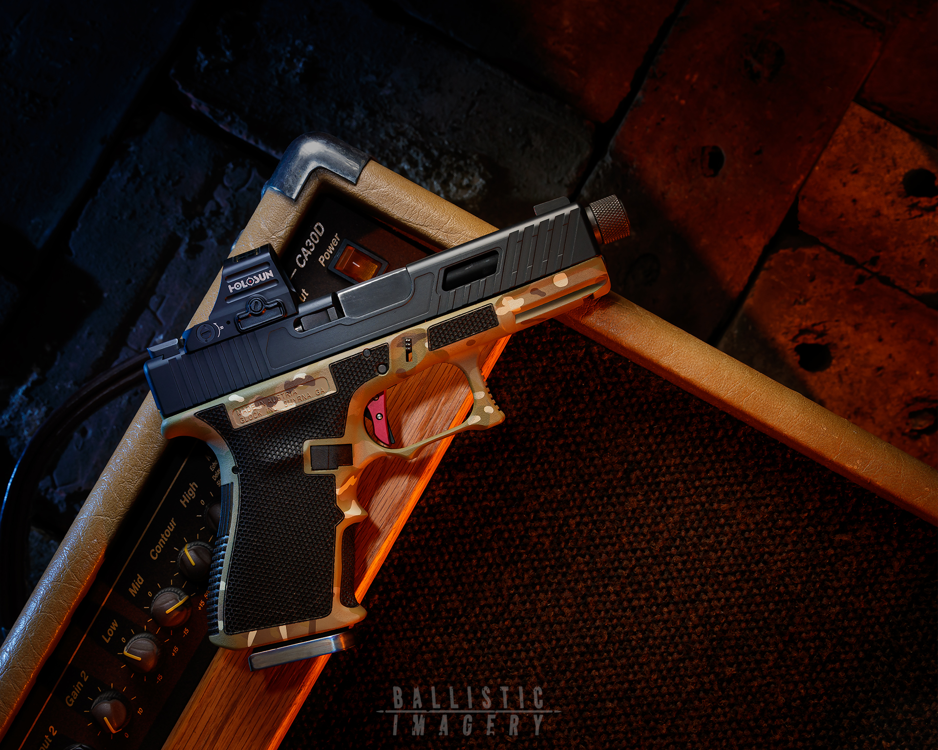 Multicam stippled glock