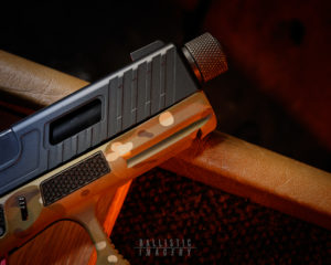 Multicam slide cut glock