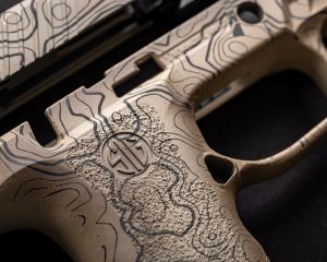 intricate gun painting