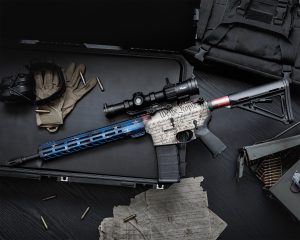 Cerakote Preamble Constitution AR15, American Flag Cerakote