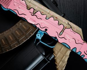 Ice cream dripping cerakote AK