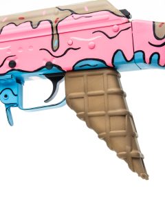 ice cream cone grip on a gun