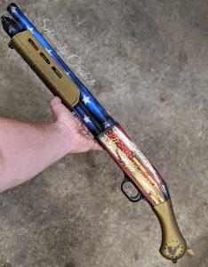 Mossberg shockwave American flag cerakote